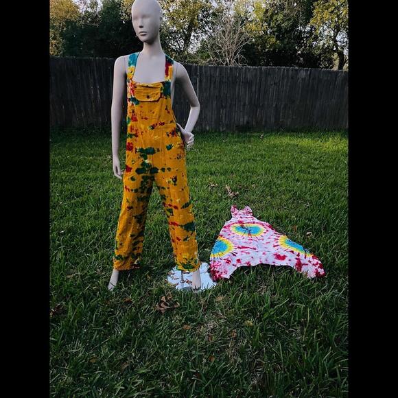 Handmade Beautiful tie dye jumpsuit - Picture 12 of 12